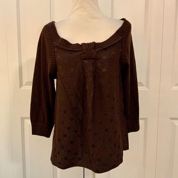 Marc by Marc Jacobs Burgundy Purple Silk Wool Scoop Neck Top Small - Picture 1 of 10